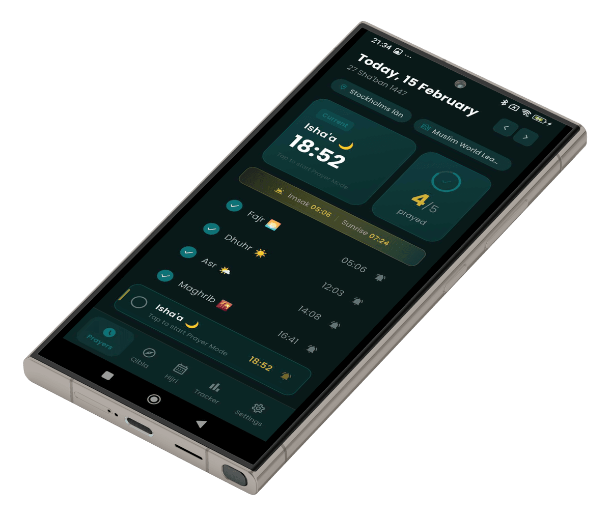 SalahMode app